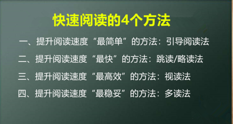 快速阅读训练